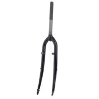 HZB VOORVORK RONDE KROON 28 INCH 1 1/8" ZWART AHEAD V-BRAKE 29 CM