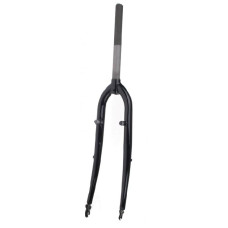 HZB VOORVORK RONDE KROON 28 INCH 1 1/8" ZWART AHEAD V-BRAKE 29 CM