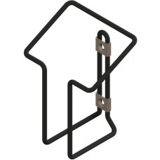 STECO UNIVERSELE HOUDER VOOR E-BIKE ACCCULADER ZWART