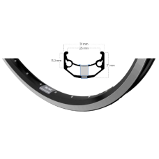 RYDE VELG BIG BULL 26 INCH (559) ZWART REMRAND 36 GAATS 14G RYDE VELG BIG BULL 26 INCH (559) ZWART REMRAND 36 GAATS 14G