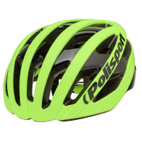 POLISPORT LIGHT PRO FIETSHELM L 58-62CM FLUO GEEL/ZWART