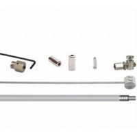ELVEDES 6284 VOORREMKABEL COMPLEET NEXUS ROLLERBRAKE ZILVER OP KAART