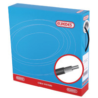 ELVEDES BUITENKABEL REM 5MM ZWART MET TEFLON 30M 1125TEF