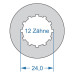 CYCLUS 7727003 POWERTOOL 2-ZIJDIG T8 EN T12 SHIMANO-CAMPA-SRAM-BROSE