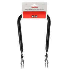 SIMSON S021898 RUGLEUNING SMAL ZWART OP KAART