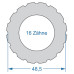 CYCLUS 7727011 POWERTOOL 1-ZIJDIG T16 CAMPA-ENDURO-SRAM