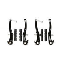 ALHONGA REMSET V-BRAKE COMPLEET V+A ZWART 6001070-ZW