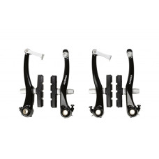 ALHONGA REMSET V-BRAKE COMPLEET V+A ZWART 6001070-ZW