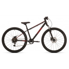 BIKEFUN 24TB150D THE BEAST ATB 24 INCH 6V MAT ZWART-ROOD DISK