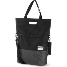 URBANPROOF RECYCLED ENKELE / SHOPPER FIETSTAS 20 LITER ZWART-GRIJS