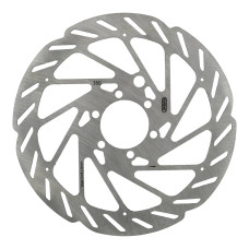 ELVEDES REMSCHIJF 6-GAATS Ø160MM 1,8MM MET SENSOR MAGNEET ZILVER