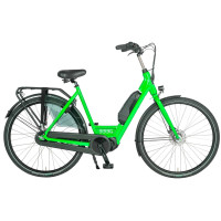 BURGERS EXPLORER ID PERSONAL E-BIKE SHIMANO EP5/60NH LEENFIETS 28 INCH 55 CM NEXUS 5 RB GROEN