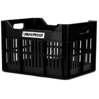 URBAN PROOF FIETSKRAT RECYCLED KUNSTSTOF 30L CLICK ZWART 40X30X25 CM