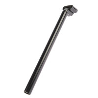 KALLOY ZADELPEN ALUMINIUM MET ATB KOP ZWART 27.2Ø 400MM