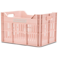 URBAN PROOF FIETSKRAT RECYCLED KUNSTSTOF 30L CLICK PASTEL ROZE 40X30X25 CM