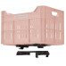 URBAN PROOF FIETSKRAT RECYCLED KUNSTSTOF 30L CLICK PASTEL ROZE 40X30X25 CM URBAN PROOF FIETSKRAT RECYCLED KUNSTSTOF 30L CLICK PASTEL ROZE 40X30X25 CM