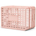 URBAN PROOF FIETSKRAT RECYCLED KUNSTSTOF 30L CLICK PASTEL ROZE 40X30X25 CM URBAN PROOF FIETSKRAT RECYCLED KUNSTSTOF 30L CLICK PASTEL ROZE 40X30X25 CM