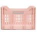 URBAN PROOF FIETSKRAT RECYCLED KUNSTSTOF 30L CLICK PASTEL ROZE 40X30X25 CM URBAN PROOF FIETSKRAT RECYCLED KUNSTSTOF 30L CLICK PASTEL ROZE 40X30X25 CM