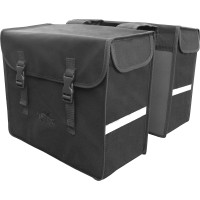 GREENLANDS CLASSIC CANVAS LARGE DUBBEL 39X33X18 CM 46 LITER ZWART