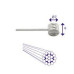 ELVEDES 6426 BOX REMKABEL ZINK TON Ø7X6 2000MM PER 100 STUKS