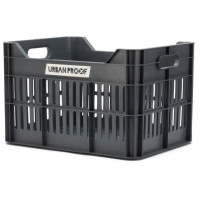 URBAN PROOF FIETSKRAT RECYCLED KUNSTSTOF 30L CLICK ASH GRIJS 40X30X25 CM