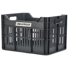 URBAN PROOF FIETSKRAT RECYCLED KUNSTSTOF 30L CLICK ASH GRIJS 40X30X25 CM