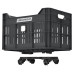 URBAN PROOF FIETSKRAT RECYCLED KUNSTSTOF 30L CLICK ASH GRIJS 40X30X25 CM