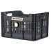 URBAN PROOF FIETSKRAT RECYCLED KUNSTSTOF 30L CLICK ASH GRIJS 40X30X25 CM