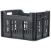 URBAN PROOF FIETSKRAT RECYCLED KUNSTSTOF 30L CLICK ASH GRIJS 40X30X25 CM