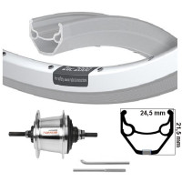 KGS ACHTERWIEL 28 INCH (622) ZAC 2000/421 ZILVER NEXUS 7 ROLLERBRAKE