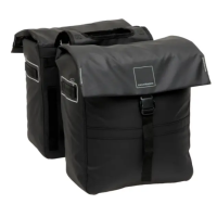NEW LOOXS 343.330 LEEDS DUBBELE FIETSTAS 38L. ZWART