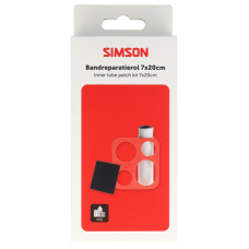 SIMSON S020536 BANDEN REPARATIE ROL & SJABLOON OP KAART