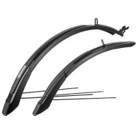 M-WAVE SPATBORDENSET 26-29 INCH 65MM MET STANGEN ZWART OP KAART