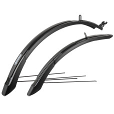 M-WAVE SPATBORDENSET 26-29 INCH 65MM MET STANGEN ZWART OP KAART