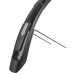 M-WAVE SPATBORDENSET 26-29 INCH 65MM MET STANGEN ZWART OP KAART