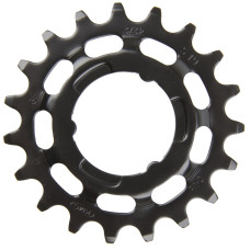 KMC OPSTEEK TANDWIEL 19 TANDS 1/2X3/32 INCH ZWART