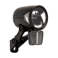 HERRMANS KOPLAMP H-BLACK MR8 EBIKE 6-12V 180 LUMEN ZWART IN BOX