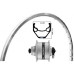 KGS VOORWIEL 28 INCH (622) ZAC 2000 ZILVER NAAFD 6V3W + DISK UITVAL