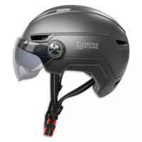 LYNX VISOR PRO FIETSHELM S/M MET CERTIFICAAT EN KEURMERK ZWART