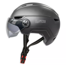 LYNX VISOR PRO FIETSHELM S/M MET CERTIFICAAT EN KEURMERK ZWART