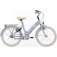 BIKEFUN LOTS OF LOVE 20LOT200 20 INCH REMNAAF MEISJES MAT LICHT BLAUW