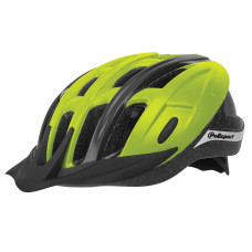POLISPORT RIDE IN FIETSHELM L 58-62CM FLUOR GEEL/ZWART