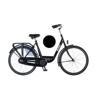 BURGERS ID PERSONAL BIKE LEENFIETS 28 INCH DAMES ZWART NEXUS 3 REMNAAF