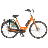 BURGERS EXPLORER ID PERSONAL E-BIKE SHIMANO EP5/60NH LEENFIETS 28 INCH 50 CM NEXUS 5 RB ORANJE