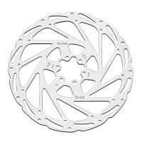 TEKTRO TR203-52 REMSCHIJF ROTOR Ø203MM 6-PUNT ZILVER