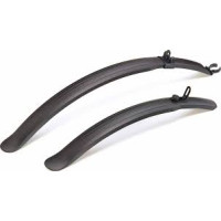 SUNNYWHEEL FLINGER SW-656 26-28 INCH KUNSTSTOF OPDRUK SPATBORDSET ZWART 70 MM