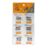 PYC KETTINGSCHAKEL 9 SPEED PER 6 STUKS OP KAART