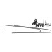 POLISPORT COLORADO CITY SET SPATBORDEN 28 INCH KUNSTOF MET STANG