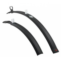 HEBIE NATTER MTB SPATBORDSET 26-27.5-28 INCH V-BRAKE ZWART