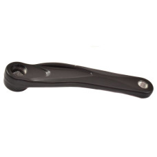 MIRANDA ALU LINKSE CRANK ALFA 1 170MM LENGTE ZWART 574002
